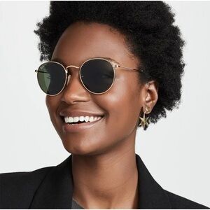 Ray Ban Round Metal Arista Green Sunglasses